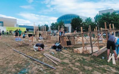 Etudiants architectes de l’EPFL : les mains dans le bois