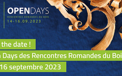 Save the date + Appel à projet – Rencontres romandes du bois ’23